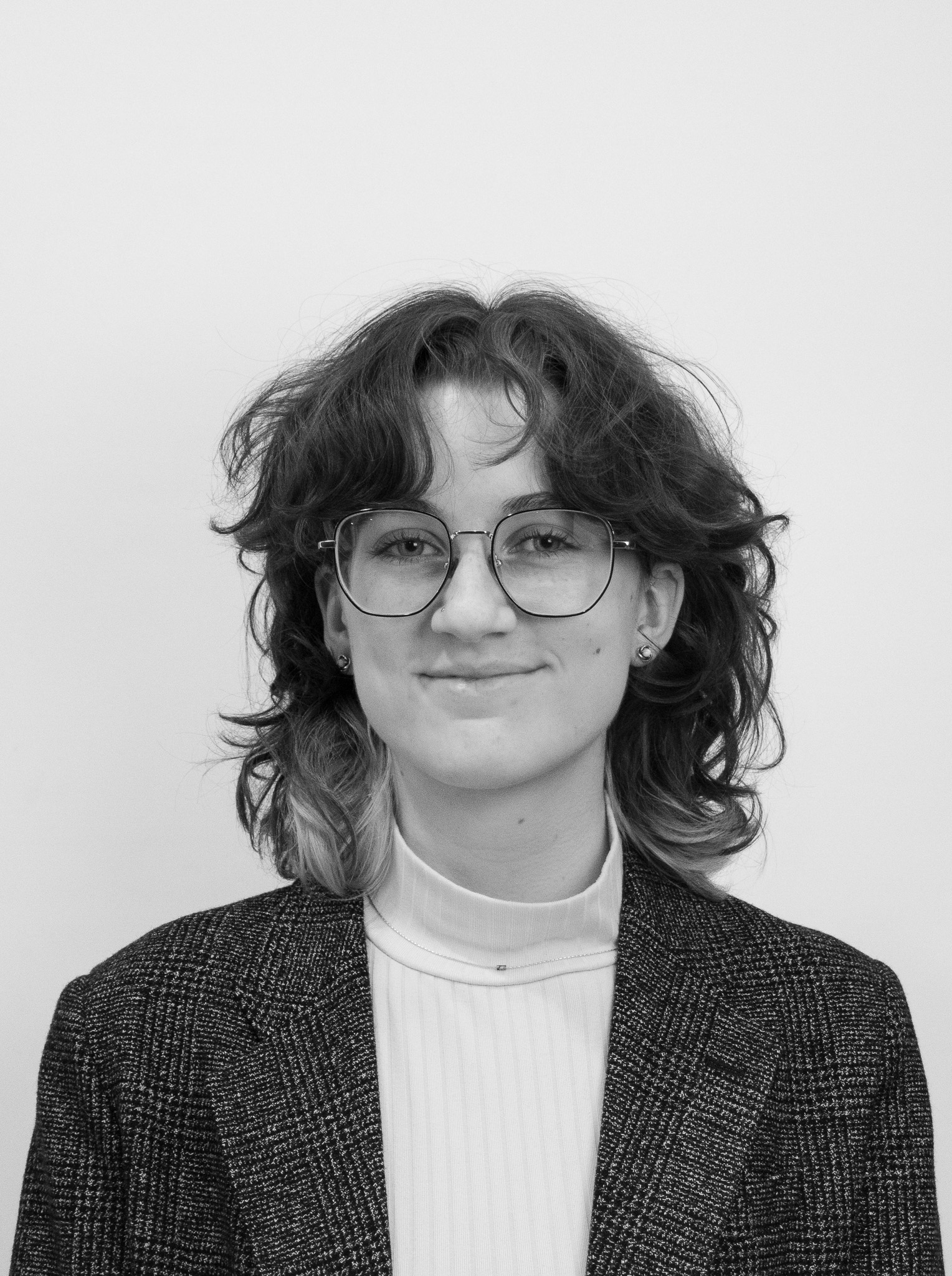 Black and white headshot of Linden Wheeler